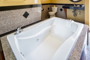 Hot Tub Room in our remodeled King Bedroom